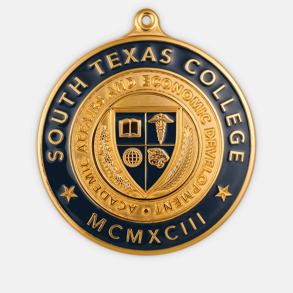 South Texas College Medal Obverse