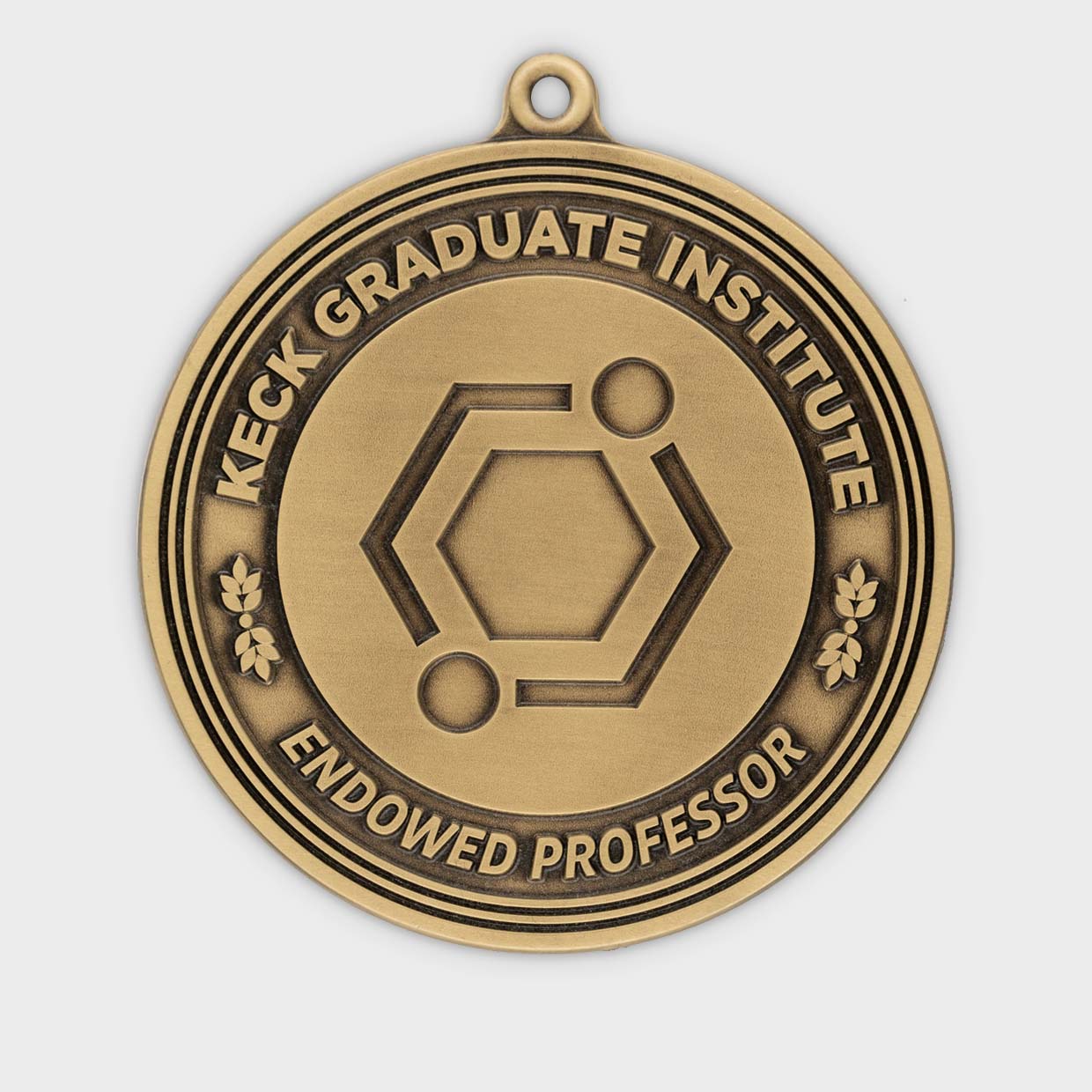 Keck Graduate Institute Endowed Professor Medal Obverse